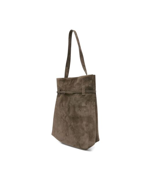 MANU Atelier Brown Tote Du Jour Tote Bag