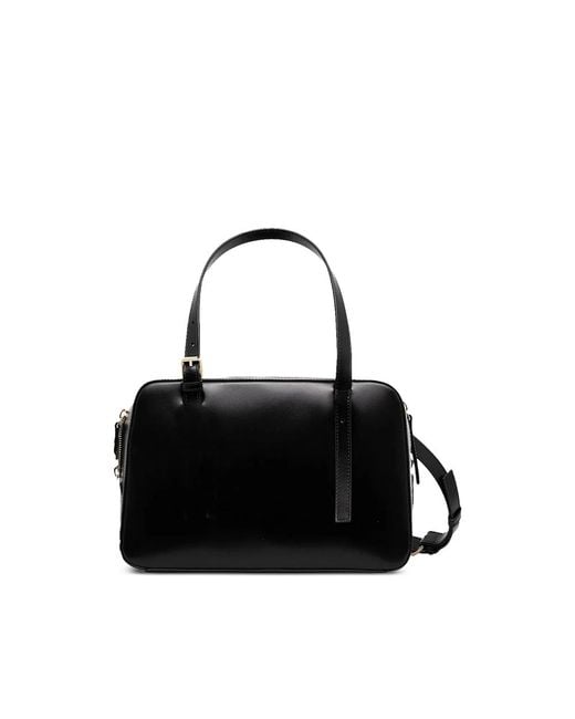 A.P.C. Black Top Handle Bag With Adjustable Strap