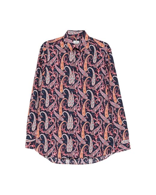Etro Purple Shirts for men