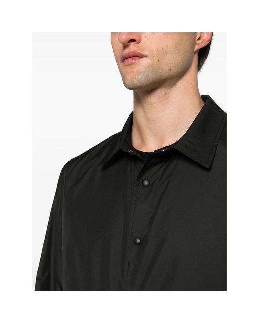 Eraldo Black Lightweight Shell Shirt for men