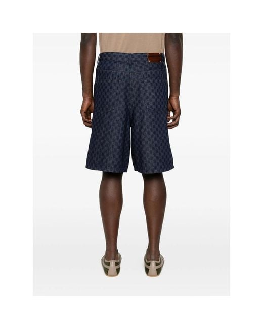 Dries Van Noten Blue Shorts for men
