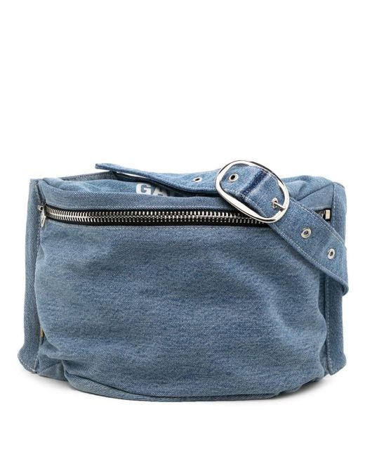 GALLERY DEPT. Blue Denim Logo-print Belt Bag for men