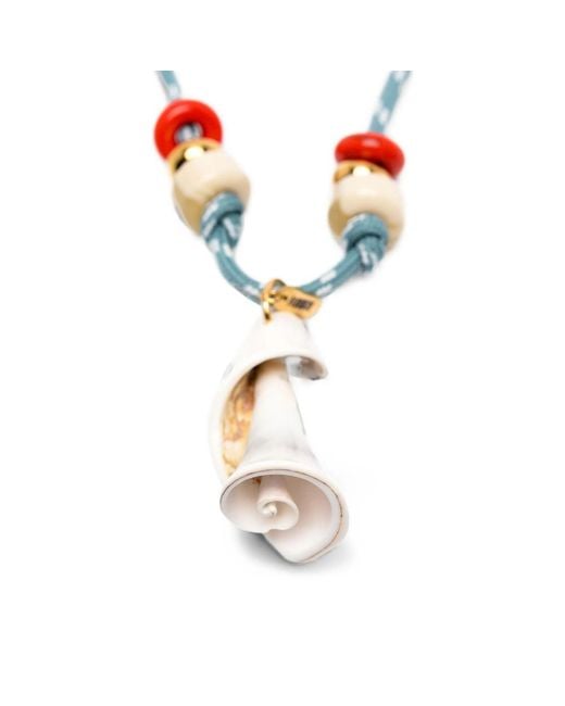 FLOWZE Metallic X Collanine Colorate Shell-Pendant Necklace