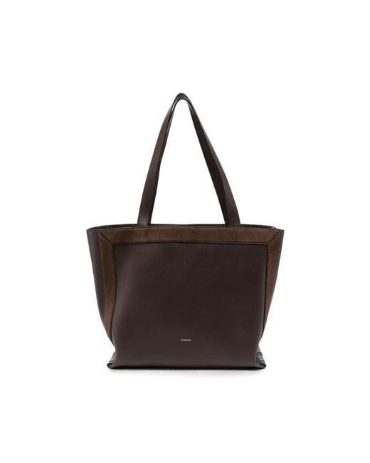Wandler Brown Medium Ida Tote Bag