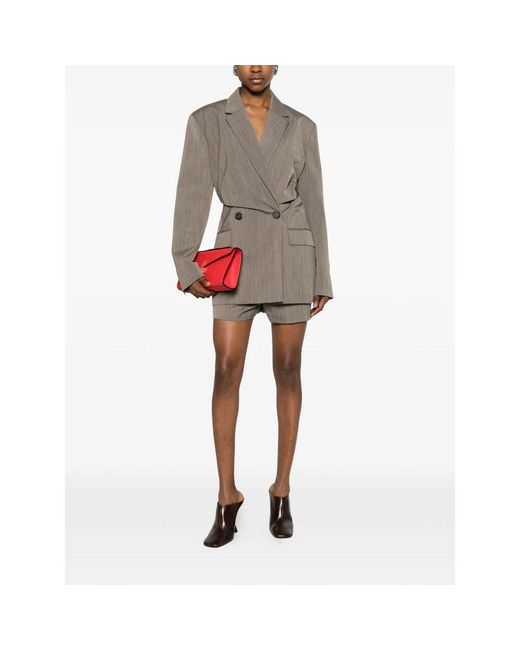 IRO Brown Double-Breasted Blazer