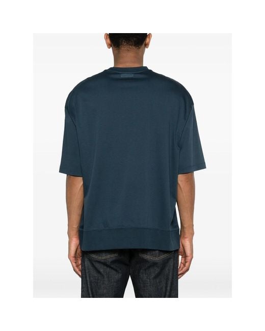 Calvin Klein Blue Stone Crew-Neck T-Shirt for men