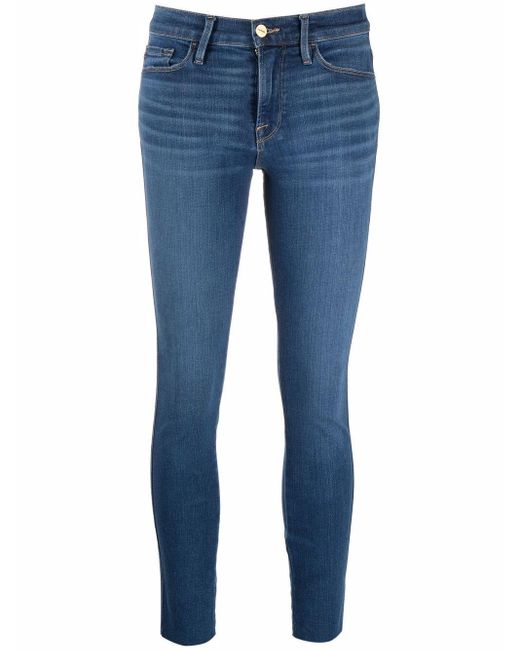 FRAME Blue Slim-Cut Jeans