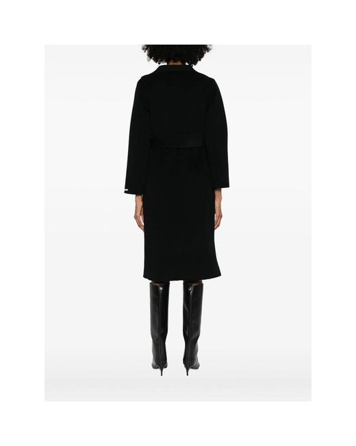 GLOX Black Belted Coat