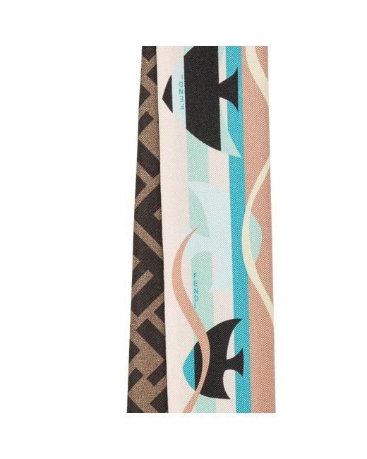 Fendi Blue Scarves