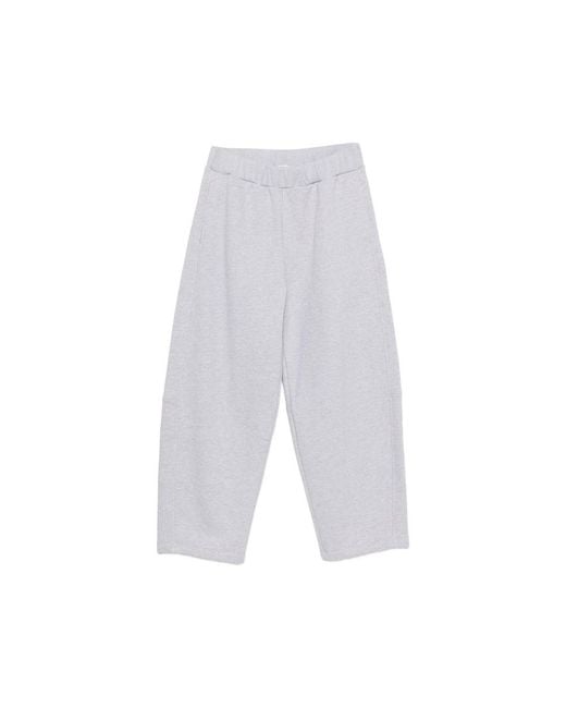 Woc White Salinas Elasticated Wide-Leg Track Pants for men