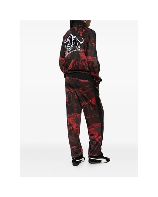 Puma X Ahluwalia Red X Ahluwalia T7 Graphic-Print Track Pants for men