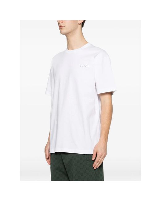 Gucci White T-Shirts & Vests for men