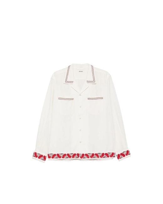 Bode White Neutrals Shirts for men