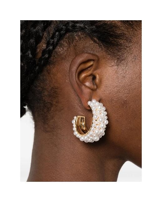 Self-Portrait Metallic Earrings