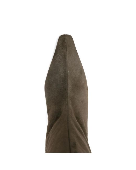 Jude Gray Pointed-Toe Boots