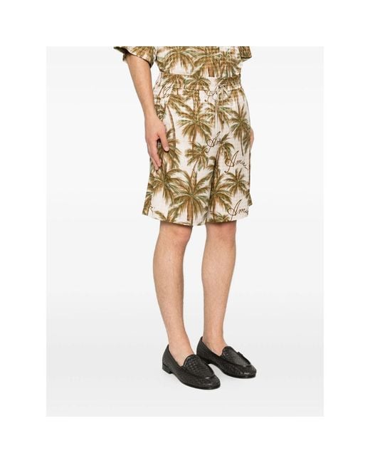 Amiri Natural Neutrals Shorts for men