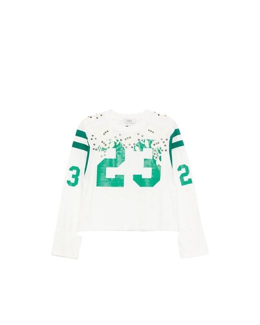 Sea Blue Georgie Embellished T-Shirt