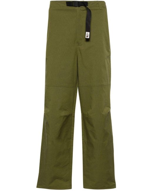 The North Face Green Logo-Embroidered Trousers for men