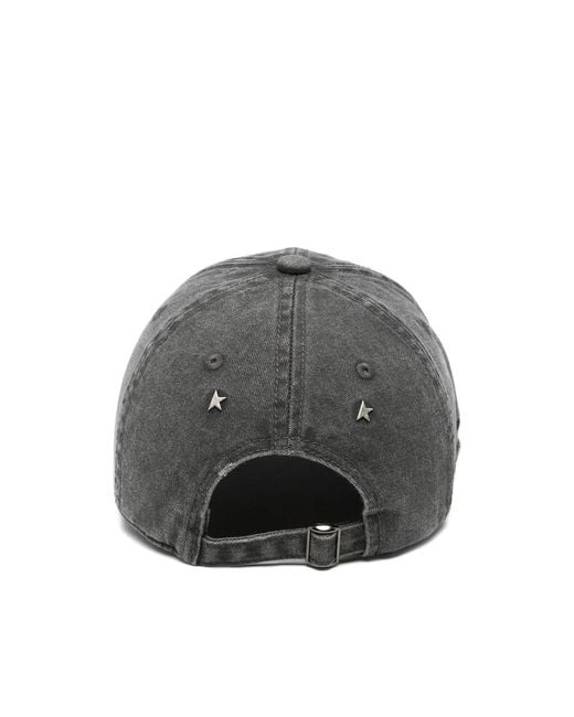 Golden Goose Deluxe Brand Gray Washed-Effect Baseball Cap for men