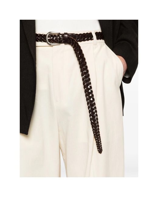 Studio Nicholson Natural Pleated Trousers for men