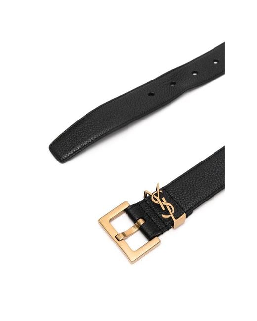 Saint Laurent Black Belts