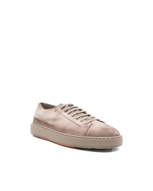 Santoni Pink Sneakers for men