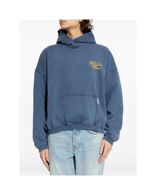 Represent Blue Hooded Sweatshirt for men