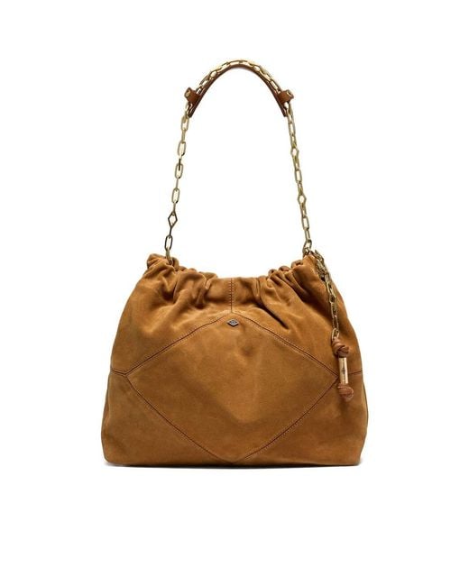 Ba&sh Brown Large June Tote Bag