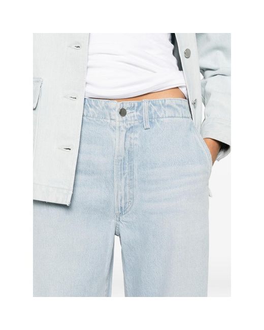 Agolde Blue Button-Fastening Jeans