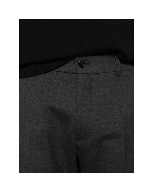 Berwich Black Morello Elax Tailored Trousers for men
