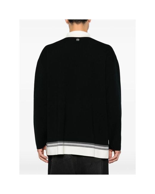Amiri Black Polo Shirts for men