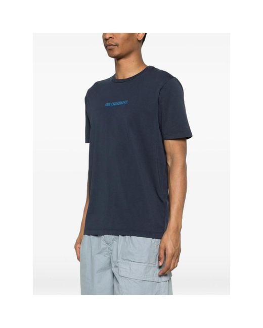 C P Company Blue T-Shirts & Vests for men
