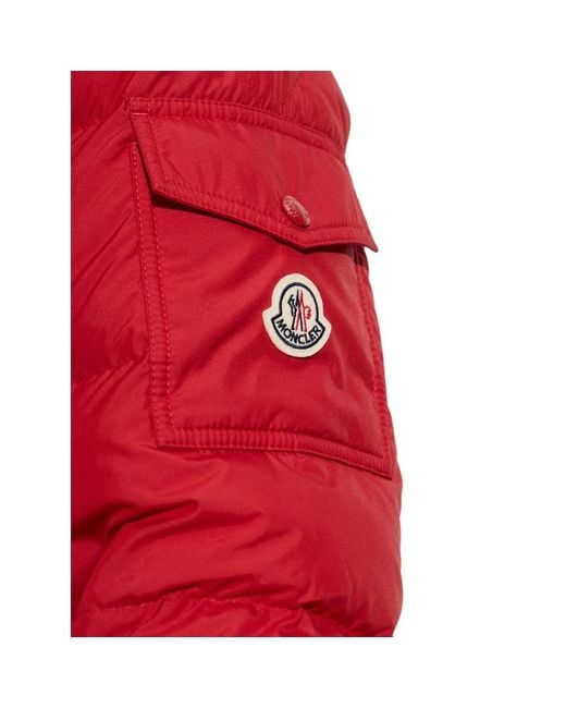 Moncler Red 'Maya' Puffer Jacket for men