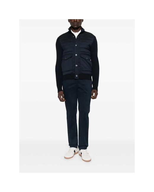 PT Torino Blue Cuffed-Hem Chinos for men