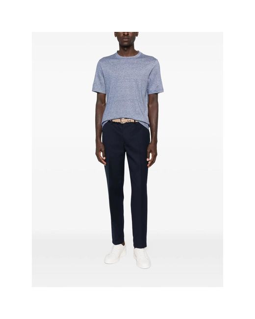 Brunello Cucinelli Blue T-Shirts & Vests for men