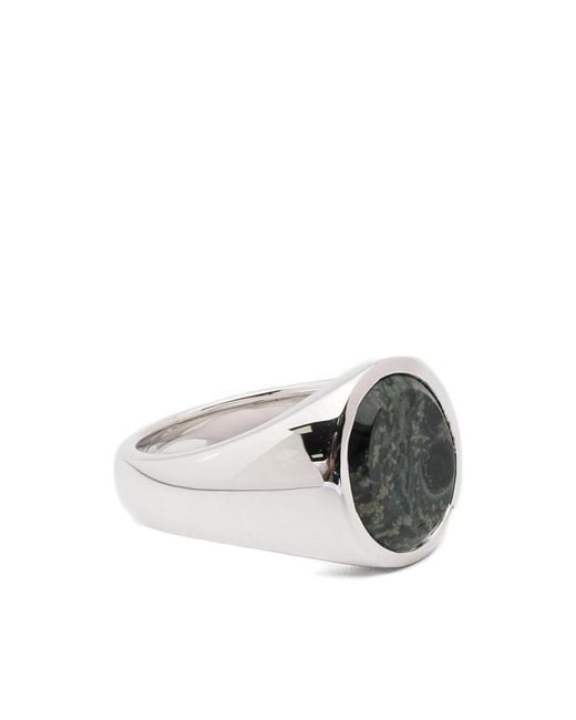 Tom Wood Gray Kim Kambaba Ring for men