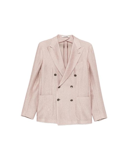 Tagliatore Pink Jacket for men