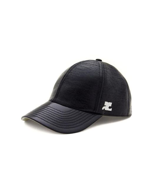 Courreges Blue Logo Patch Cap for men