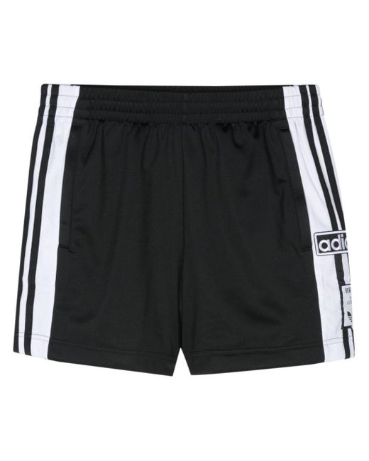 Adidas Black Adibreak Logo-Patch Shorts