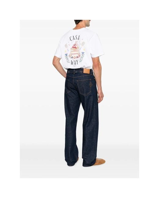 Casablanca White T-Shirts & Vests for men