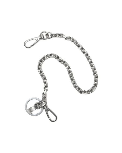 Maison Margiela Metallic Numeric Signature Engraved Bag Chain for men