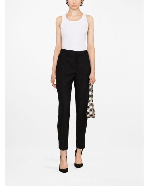 Wardrobe NYC Black Slim-Fit Stirrup Trousers