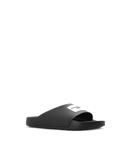 Givenchy Black Flip-Flops & Slides