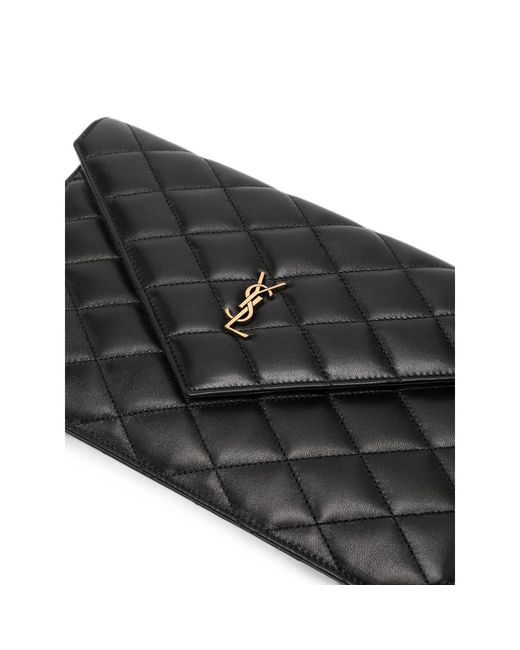 Saint Laurent Black Clutch Bags