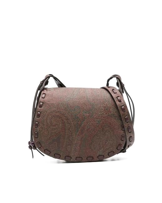 Etro Brown Small Drya Cross Body Bag