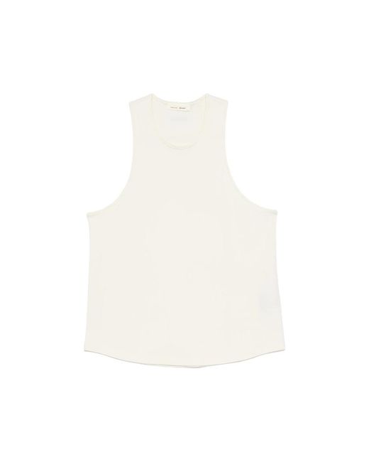 Fear Of God White Essential Ribbed Tank Top for men