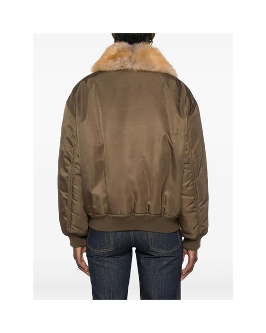 Saint Laurent Brown Jackets