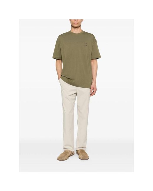 Samsøe & Samsøe Green T-Shirt Joel Burol for men