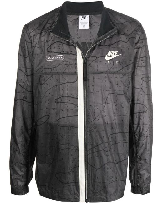 Nike Swoosh Zipup Lightweight Jacket in Grey (Grey) for Men Lyst Canada