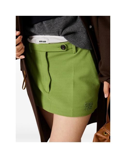 Miu Miu Green Skirts